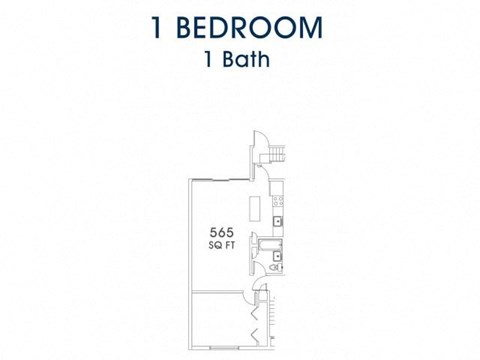 Taymil Charles Landing Apartment Homes 1 Bedroom 1 Bathroom Floor Plan